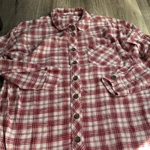 Red Plaid Women’s Maurice’s Shirt